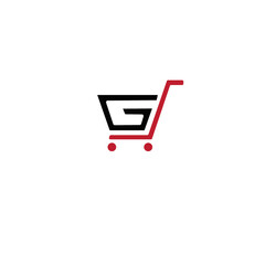 Modern E-commerce Shopping Cart Logo Vector - Integrated Letter G Design for Online Store