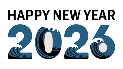 New Year 2026 Celebration: A stylish and vibrant greeting for the new year, filled with hope and excitement, wishes everyone a prosperous and joyous year ahead.