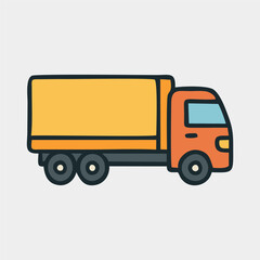 truck icon. Transportation Vehicles Icon. 