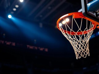 Three point shot arc, arcing trajectory towards the basket,  trajectory, three point