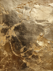 Luxury Cracked Gold Foil Metallic Texture Background