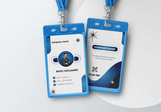 Corporate Modern Business ID Card