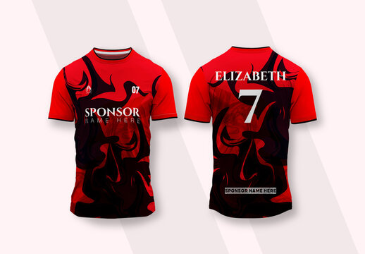 Modern Sports Jersey Design Template