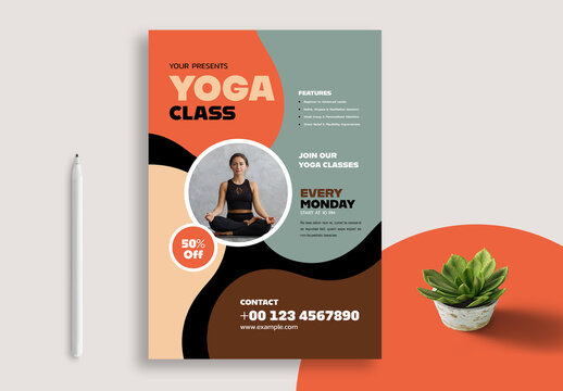 Yoga Poster Design Layout
