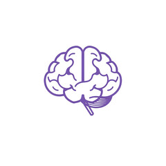 human brain vector illustration