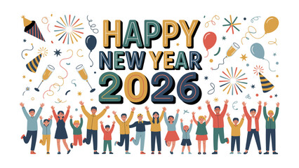 New Year Celebration in 2026: The New Year's Day is a time of joy and celebration, people gather together for parties to welcome the new year and express their best wishes.