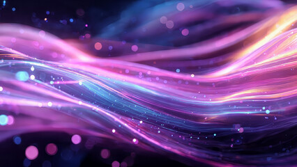 abstract background with glowing lights