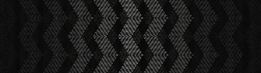 Panorama Abstract Black electronic line on Technology Background,Leser and Motion concept design,vector.