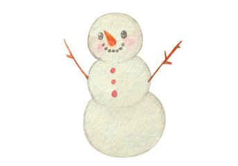 [Watercolor]snowman