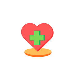 Obraz premium first aid kit icon