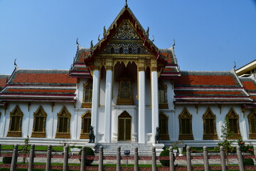 Fototapeta premium タイバンコクのワット・ベンジャマボピット（大理石寺院）