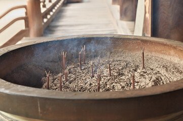 神社の香炉
