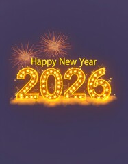 Happy new year celebration