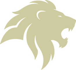 lion head silhouette