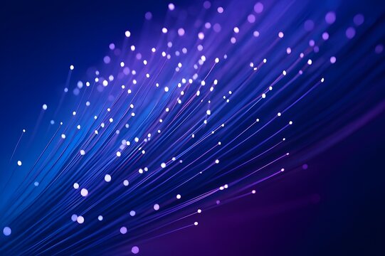 Fiber optics background with lots light spots - Powered by Adobe