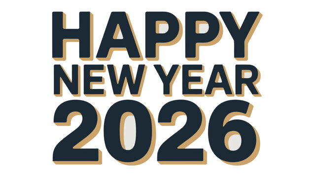 Happy New Year 2026: A festive graphic conveys heartfelt wishes for the approaching new year, capturing the spirit of celebration and new beginnings.
