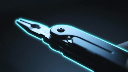 Multi-Tool Pliers Close-Up of Precision and Functionality, Essential Tools for DIY Projects and Repairs, Emphasizing Versatility