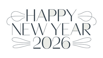 New Year 2026 Greeting: A festive greeting for the new year 2026, conveying joy, optimism, and anticipation for fresh beginnings.