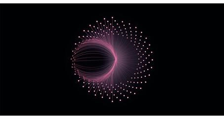 Abstract geometric composition with bold colors and text elements