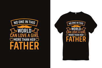 Dad Father Day T Shirt Design Bold Typography Father Graphic Vector 