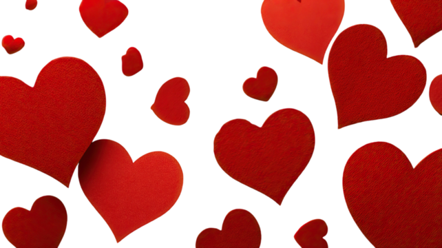 Seamless red and pink hearts pattern vector illustration for love, Valentine's Day, and romantic wedding decoration design - Powered by Adobe