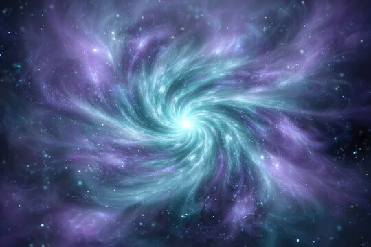 Spiral Galaxy Nebula In Outer Space