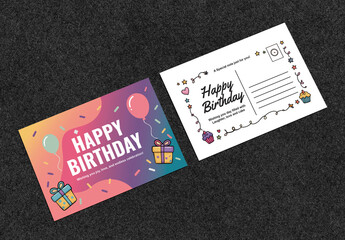 Birthday Celebration Postcard