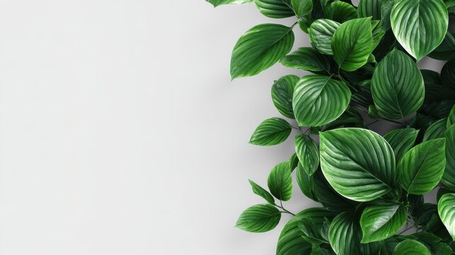 clean background for online meetings with greenery - Powered by Adobe