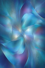 Abstract Swirling Blue Design