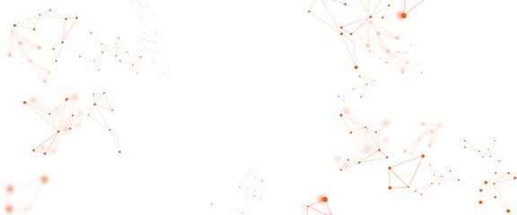 Vector Connect link background. global network technology concept. Digital technology futuristic internet network speed connection red background