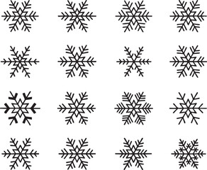 Snowflakes seamless pattern background Winter Holiday season celebration decoration