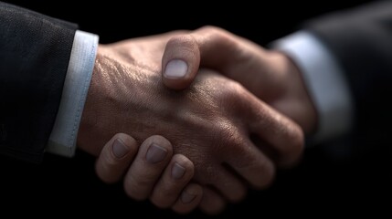 Obraz premium the handshake symbolizing partnership and collaboration in a corporate environment