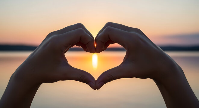 heart in hands - Powered by Adobe