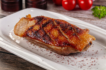 Roasted duck breast fillet meat