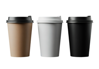 coffee cup isolated on white