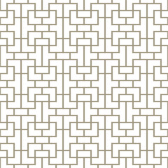 Seamless abstract geometric pattern in Chinese style