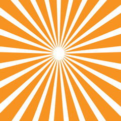 Dynamic abstract spiral design sunbrust Vintage sunrays illustration sunburst pattern colorful design. Abstract circuses sunbrust , stripe background desig .Radiating Stripes  orange