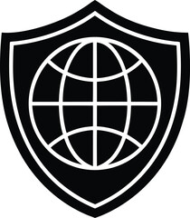 Global financial policy protection shield illustration