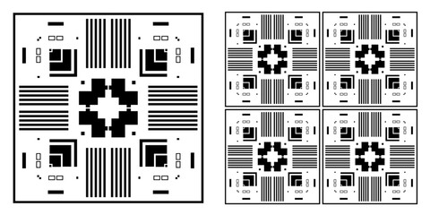 vector abstract pattern, simple shape texture, geometric seamless tile 
