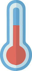 vector illustration of a thermometer