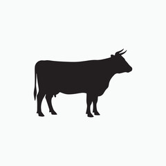 Cow Side View Icon