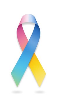 Awareness Ribbon Symbolizing Congenital Diaphragmatic Hernia Support and Hope.