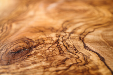 Angle closeup shot of olive wood surface
