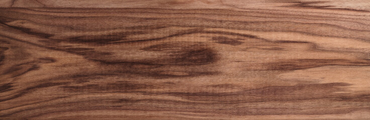 Texture of sanded raw black walnut wood without finish