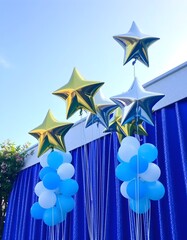 Christmass background with stars