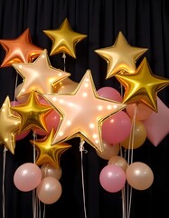 Christmass background with stars