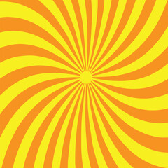 Obraz premium Sunburst Backgroun Dynamic abstract spiral design sunbrust Vintage sunrays illustration sunburst. Abstract circuses sunbrust , stripe background design.orange and yellow sunbrust