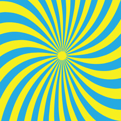 Sunburst  abstract spiral design sunbrust Vintage sunrays illustration sunburst pattern colorful design. Abstract circuses sunbrust , stripe sunline background design.blue and yellow sunbrust