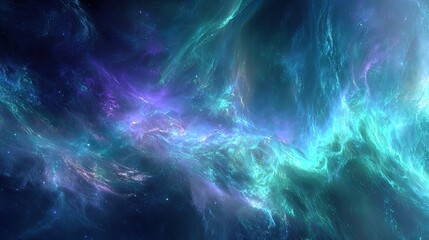 Colorful Nebula In Deep Space