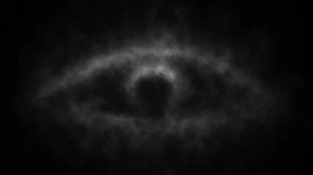 Dark horror 2D animation for Halloween. Scary night atmosphere. Vj loops. Black and white background.